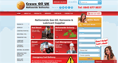 Desktop Screenshot of crownoiluk.com